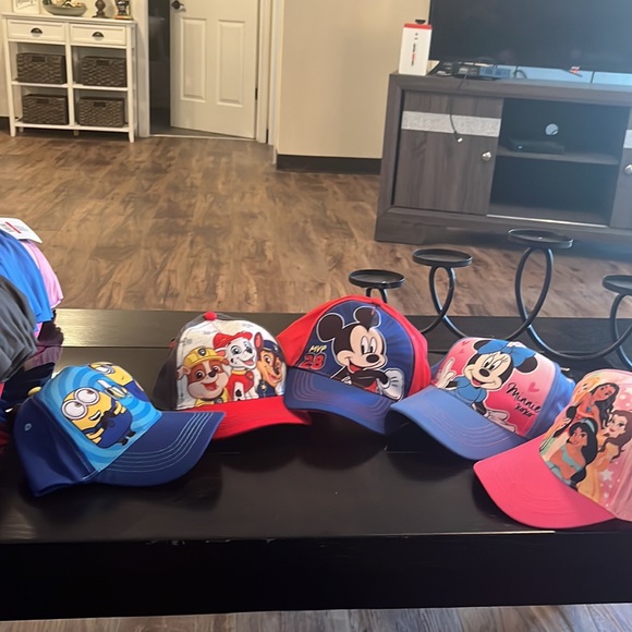 Children adorable adjustable caps.   All new.  Sold individually or as a group. - Picture 2 of 14